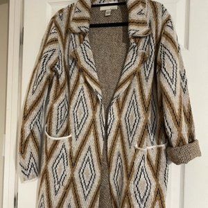 Sweater Coat, By Design, Size L